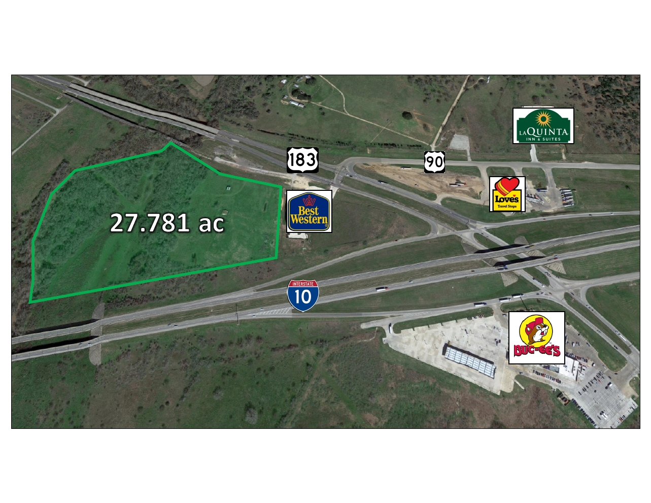 NW Corner Of IH-10 & Hwy 183, Luling, TX for Sale