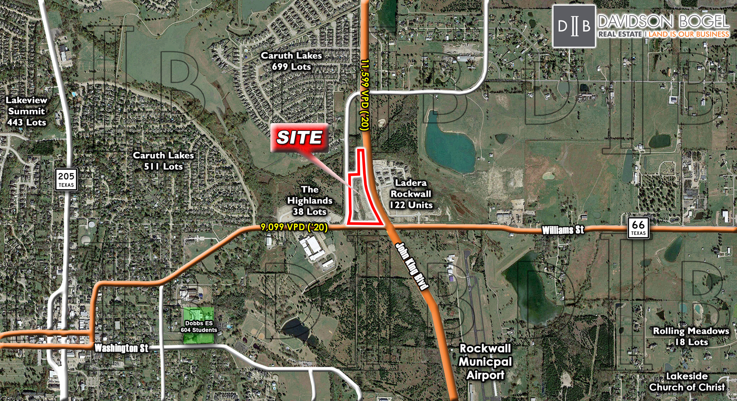 John King Blvd @ State Highway 66, Rockwall, TX for Sale