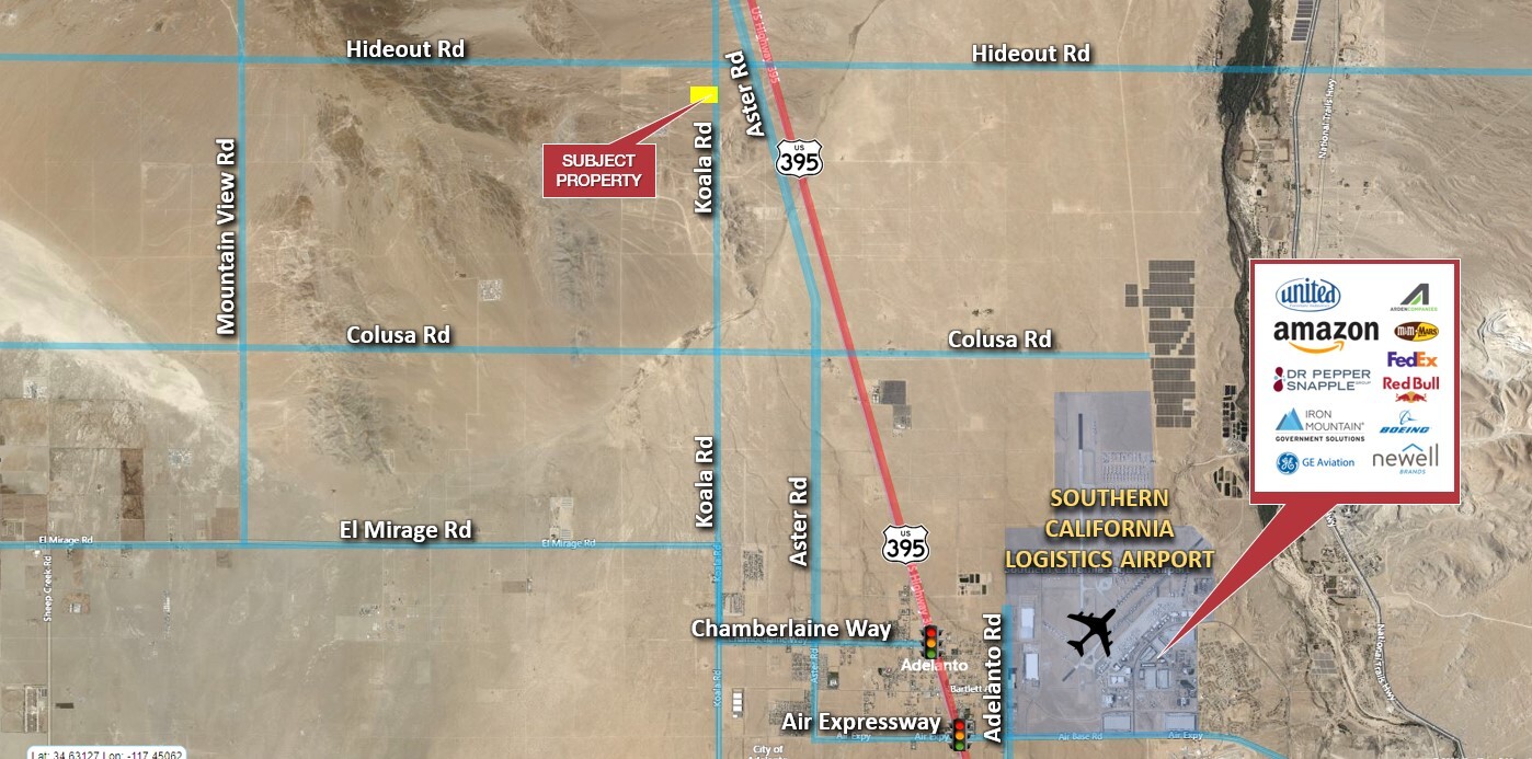 Koala Rd @ Bryman Road, Adelanto, CA for Sale