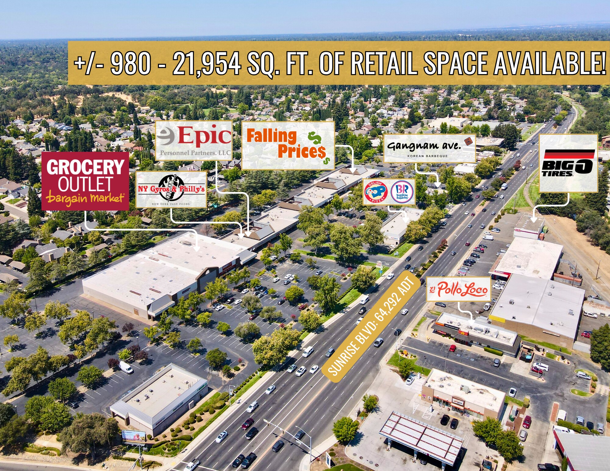 2246-2286 Sunrise Blvd, Gold River, CA for Rent