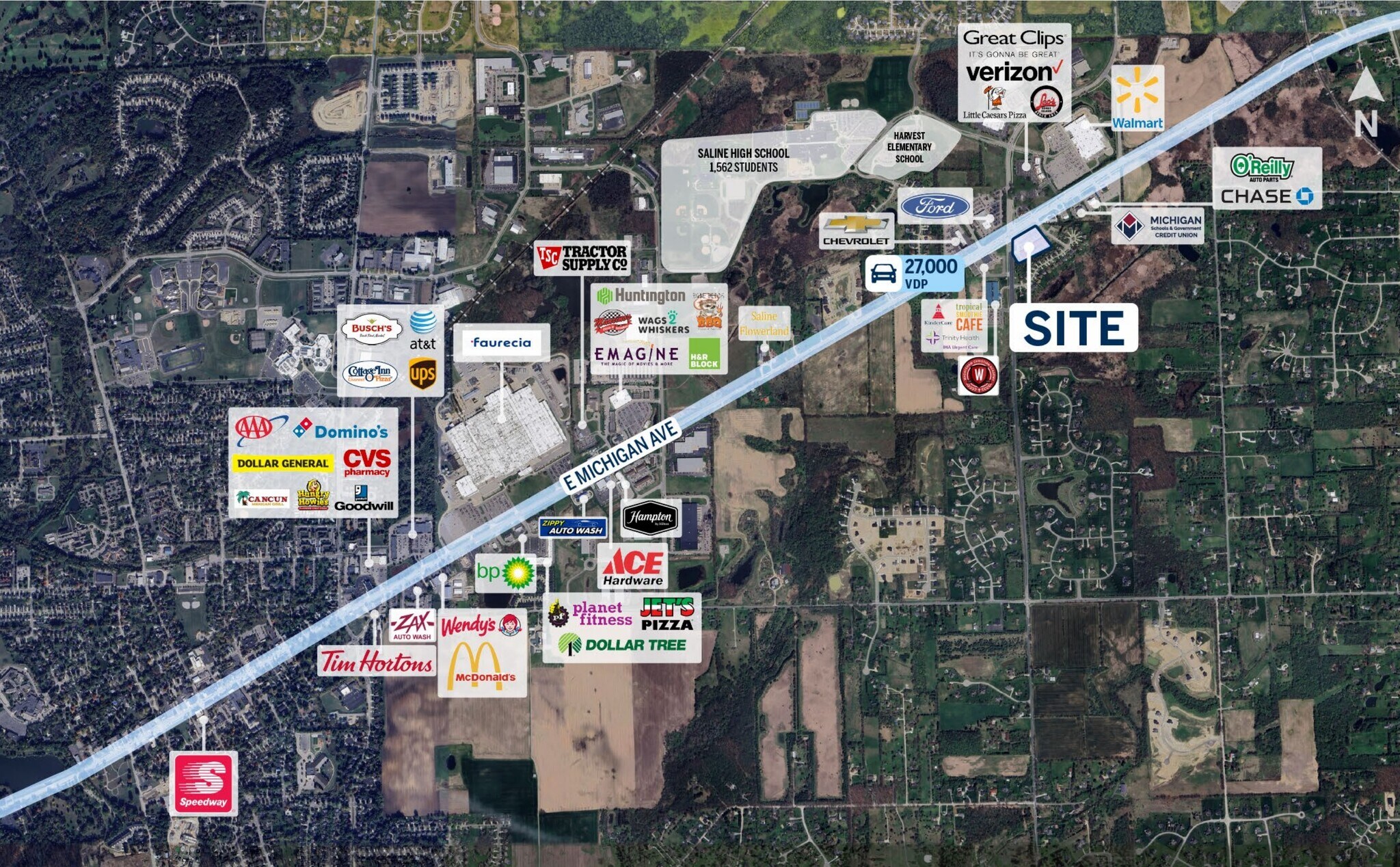 7025 E Michigan Ave, Saline, MI for Rent