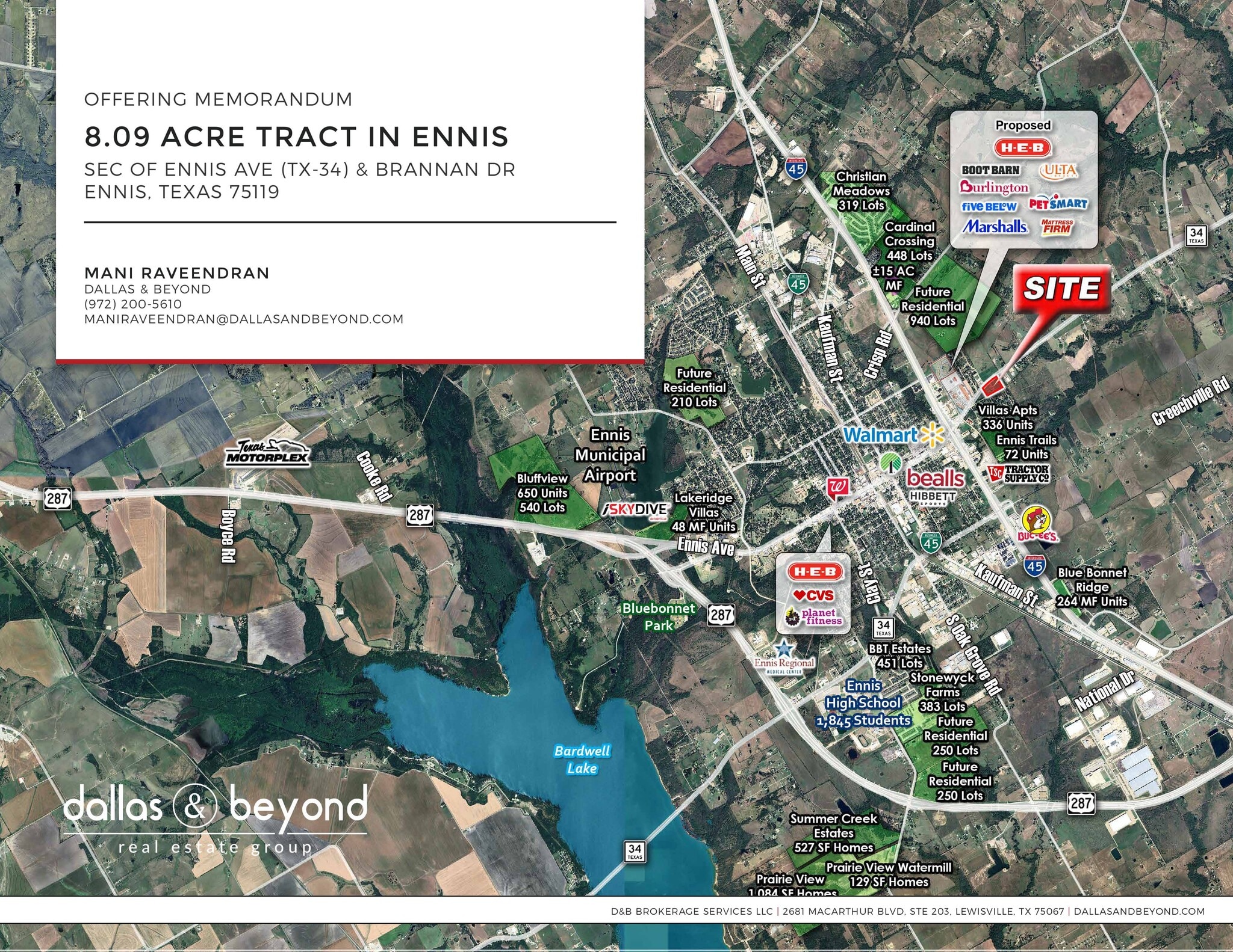 State Highway 34, Ennis, TX for Sale