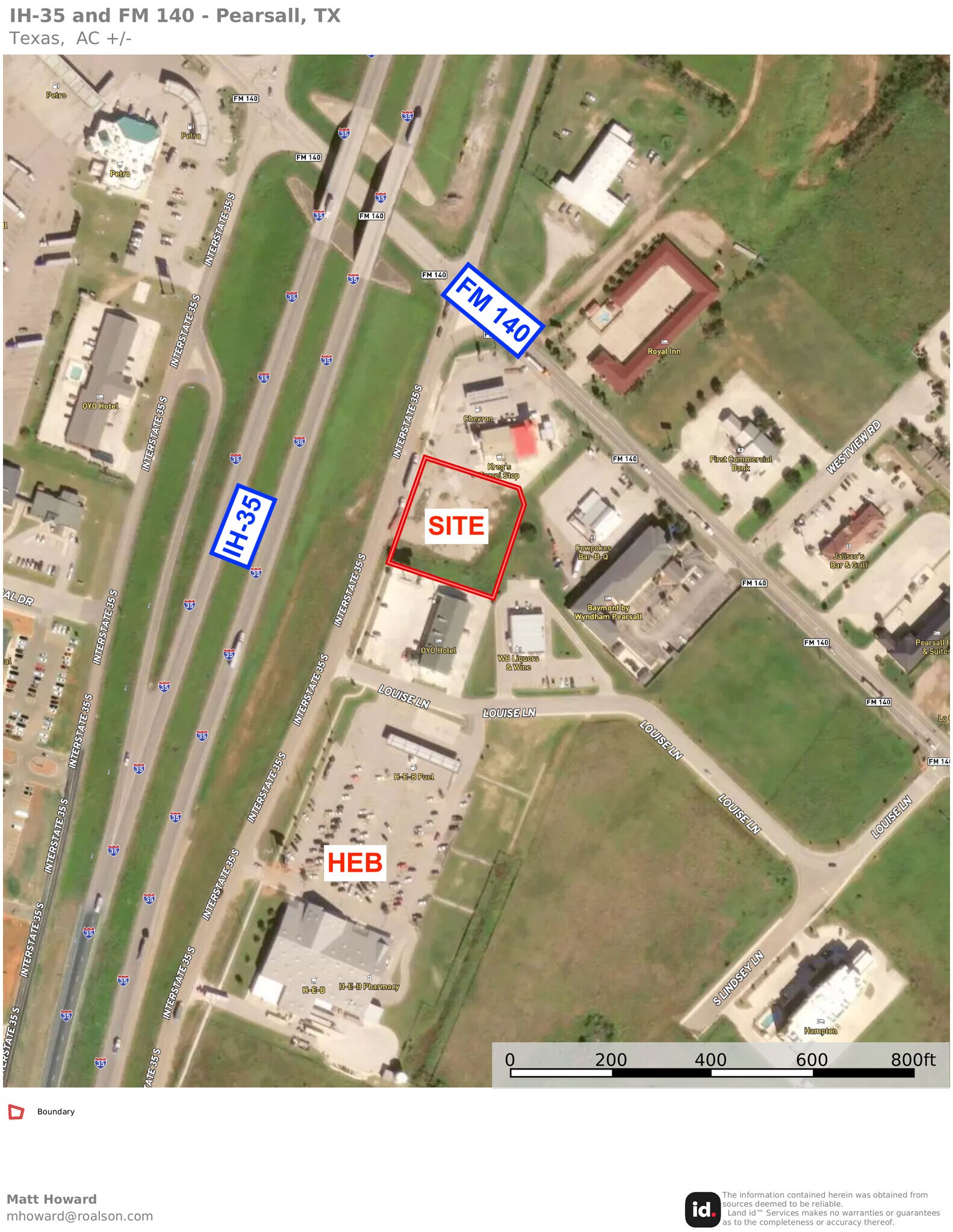 I-35 Access Road at FM 140, Pearsall, TX for Sale