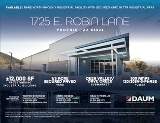 Phoenix, AZ Warehouse - 1725 E Robin Ln