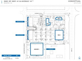 Madera, CA Office/Retail, Retail - Huntington Ave Madera, CA Office/Retail, Retail - Huntington Ave