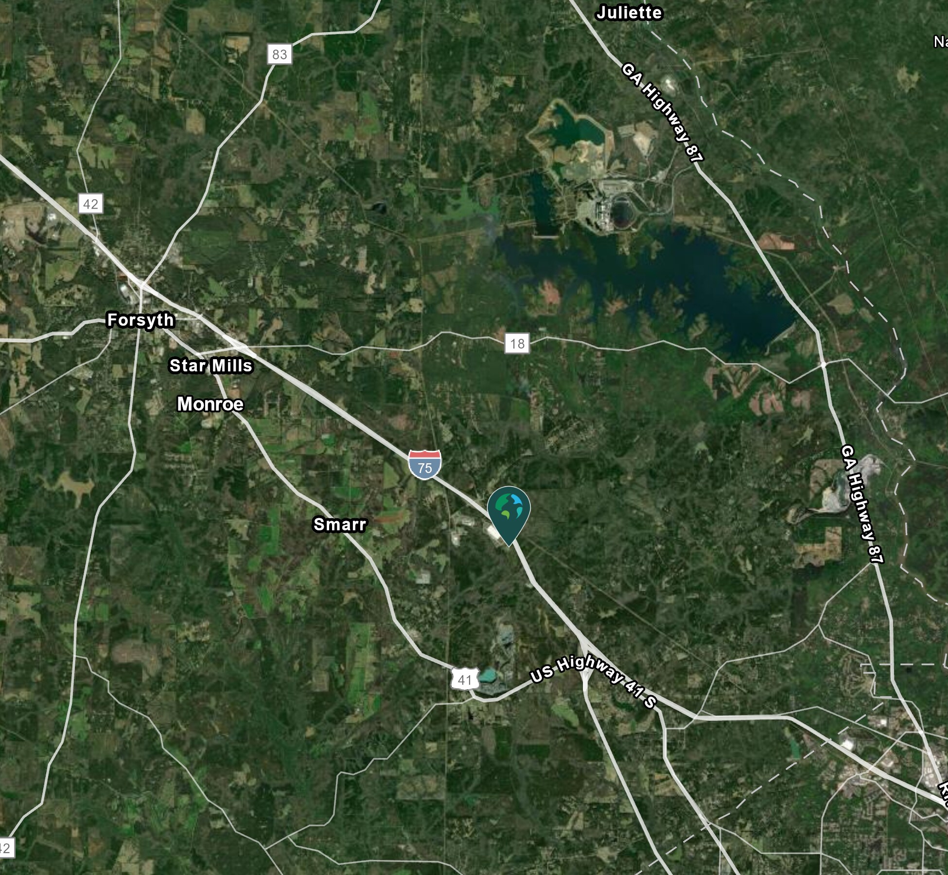 I-75 at Rumble Road, Forsyth, GA for Rent