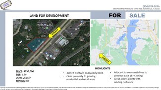 Middleburg, FL Commercial Land - 2766 Blanding