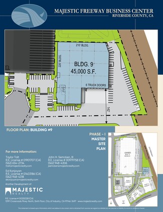 Perris, CA Industrial - 18980 Messenia Ln