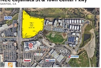 Santee, CA Commercial Land - Town Center Pky