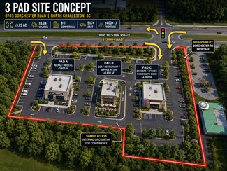 North Charleston, SC Commercial Land - 8745 Dorchester Road North Charleston, SC Commercial Land - 8745 Dorchester Road