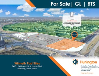 McKinney, TX Commercial Land - SWQ of Wilmeth Rd & Hardin Blvd