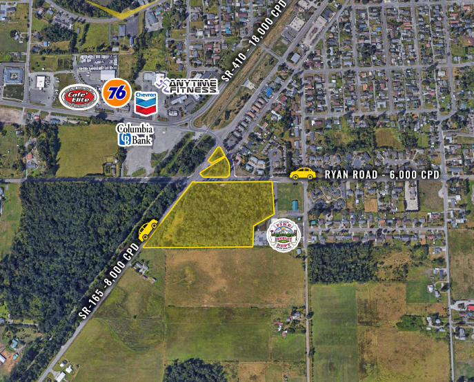 SE Corner of State Route 165 & Ryan Road, Buckley, WA for Sale