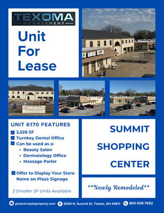 Toledo, OH Retail - 6204 N Summit St