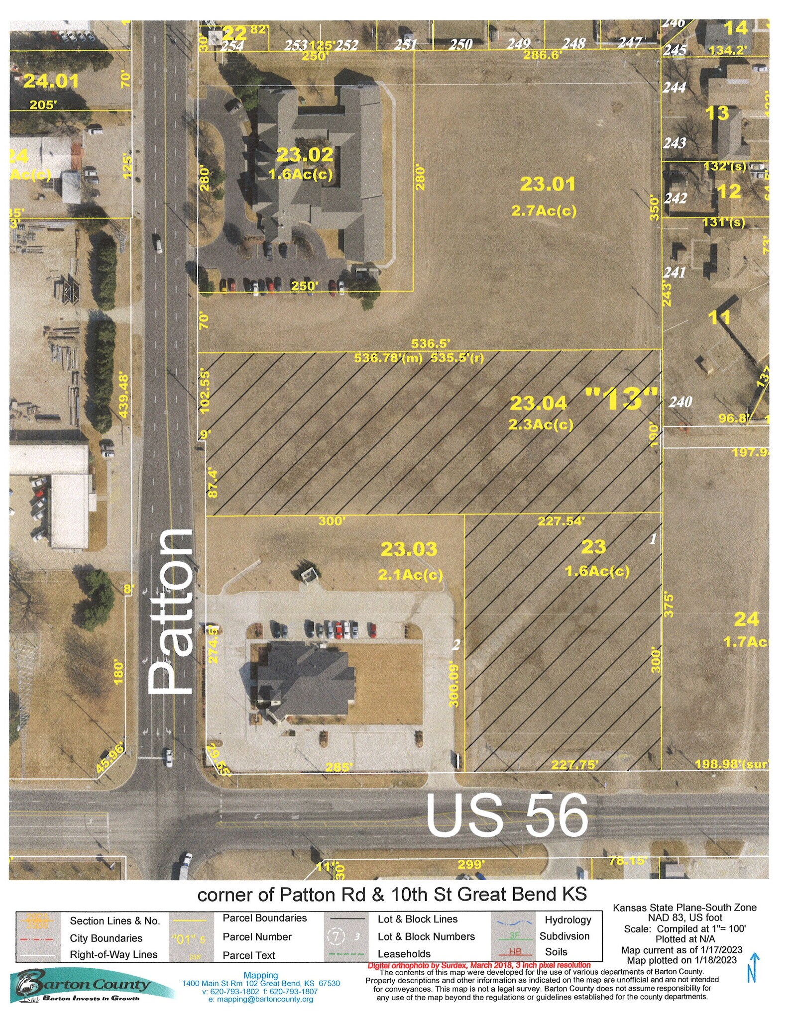 10th & Patton Rd, Great Bend, KS for Sale