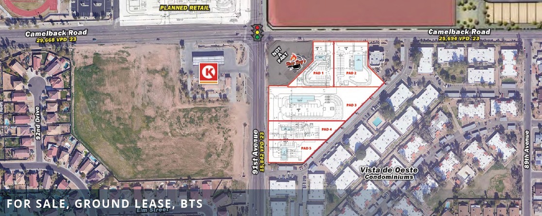 SEC Camelback Rd & 91st Ave, Phoenix, AZ for Sale