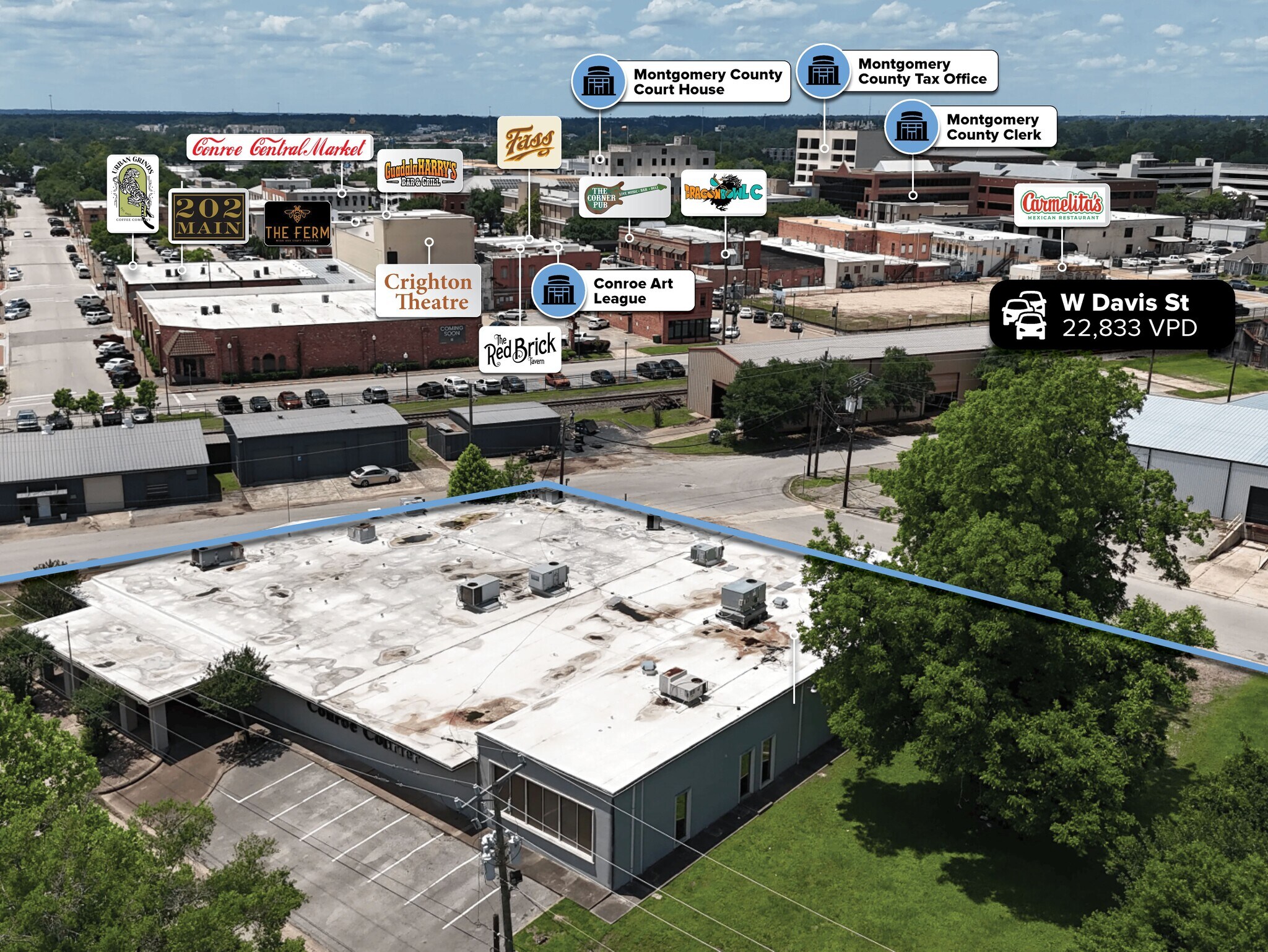 100 Avenue A St, Conroe, TX for Sale