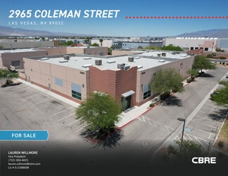 North Las Vegas, NV Distribution - 2965 Coleman St North Las Vegas, NV Distribution - 2965 Coleman St