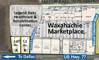 Waxahachie, TX Commercial Land - 1764 N Highway 77