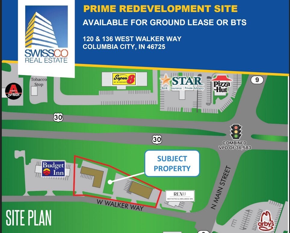 120-136 W Walker Way, Columbia City, IN for Rent