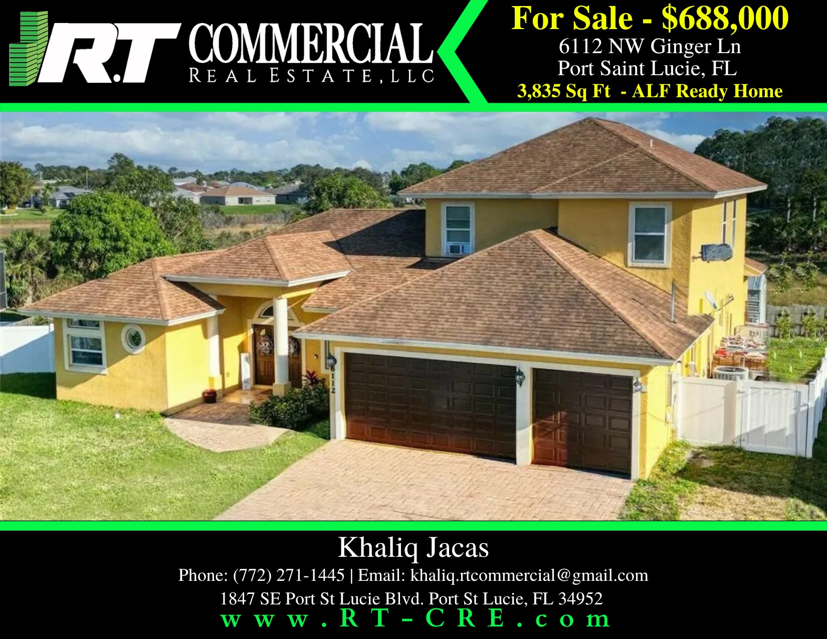 6112 NW Ginger Ln, Port Saint Lucie, FL for Sale
