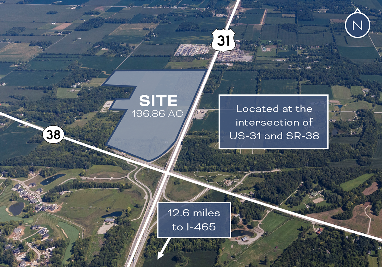 NWQ of SR 38 & US-31, Sheridan, IN for Rent