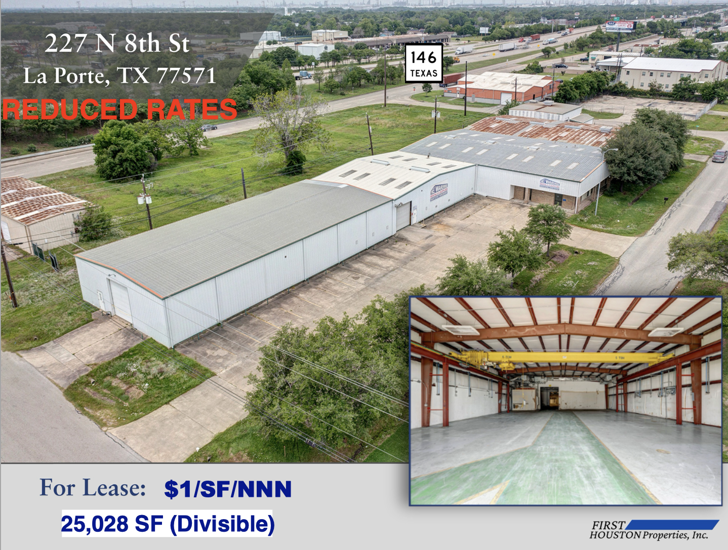 227 N 8th St, La Porte, TX for Rent