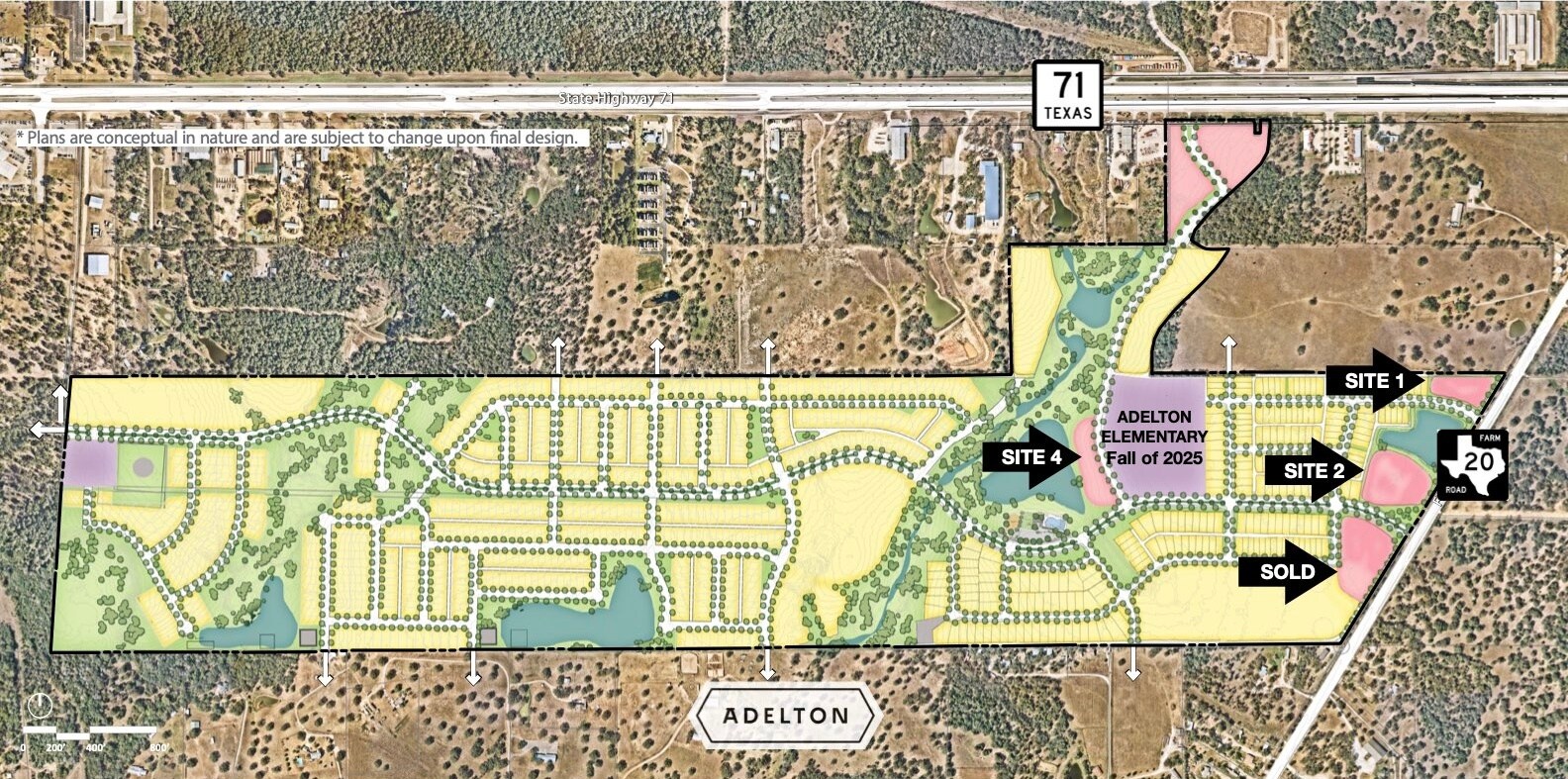 Retail Development Land, Bastrop, TX for Sale