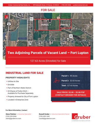 Fort Lupton, CO Industrial Land - CR 10 1/2 Fort Lupton, CO Industrial Land - CR 10 1/2