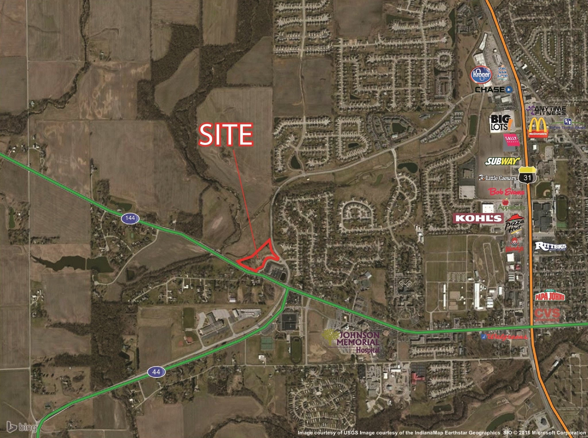 1058 E State Road 144 Franklin, IN 46131 Land Property for Sale on