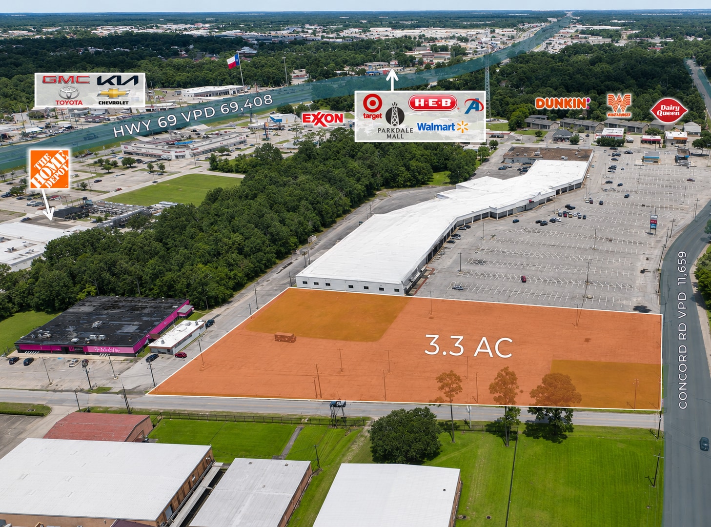 4645 Concord Road, Beaumont, TX for Sale