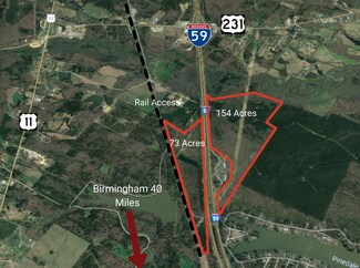 /-150 Acres Interstate 59 Frontage Exit 166  