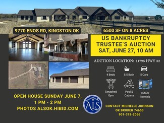 Kingston, OK Residential Income - 9770 Enos Rd Kingston, OK Residential Income - 9770 Enos Rd