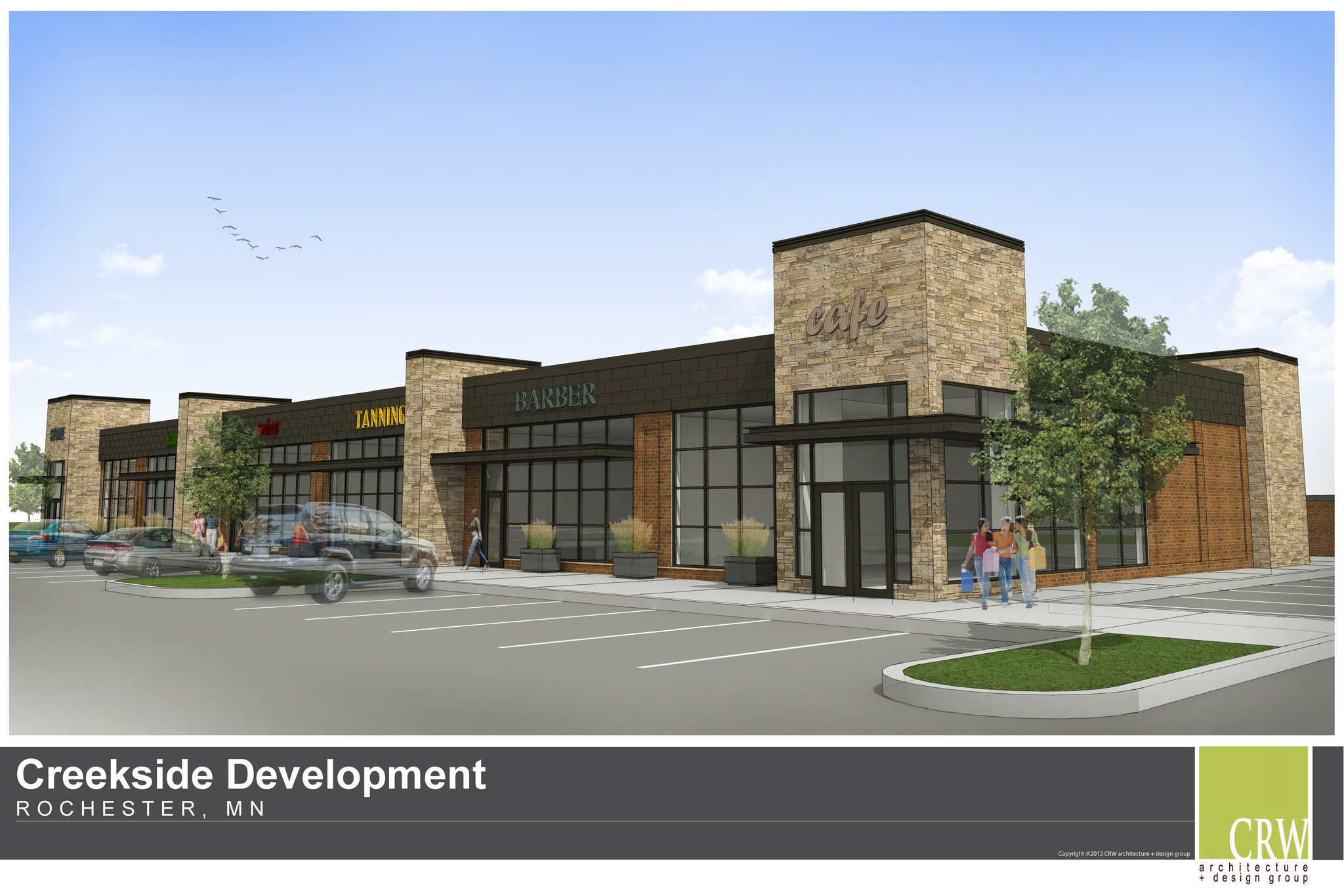 Creekside Retail Development, Rochester, MN for Rent