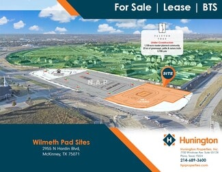 McKinney, TX Commercial - SWQ of Wilmeth Rd & Hardin Blvd
