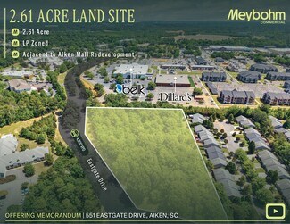 Aiken, SC Commercial Land - 551 E Gate Dr Aiken, SC Commercial Land - 551 E Gate Dr