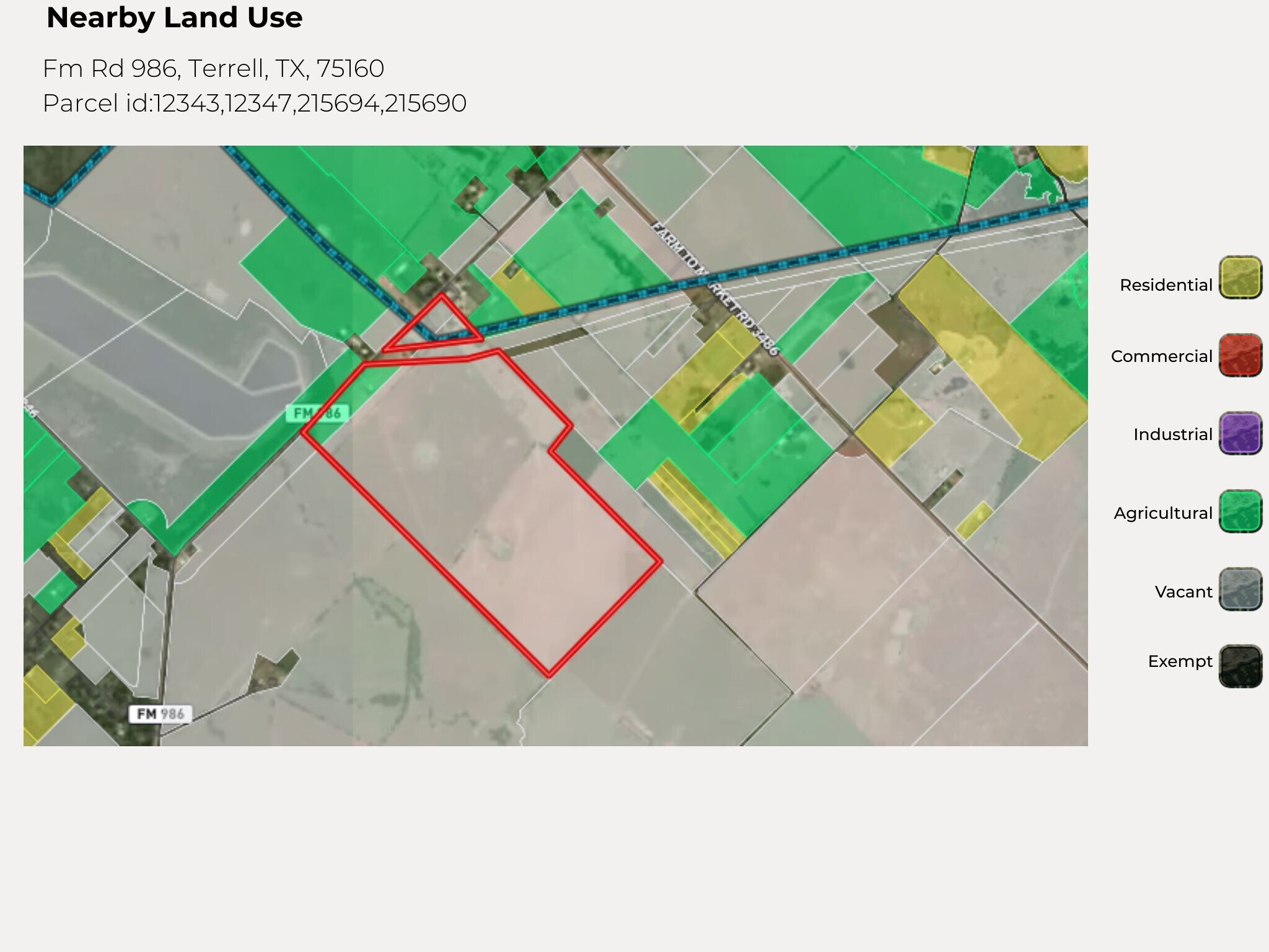 FM 986 Rd, Terrell, TX for Rent