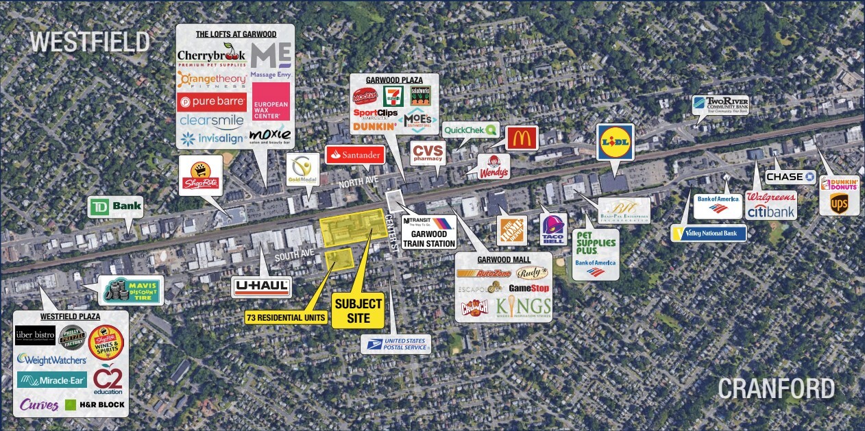 South Avenue & Center Street, Garwood, NJ for Rent