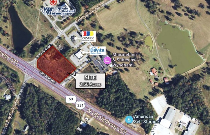 Hwy 231 North & Roy Parker Road, Ozark, AL for Sale