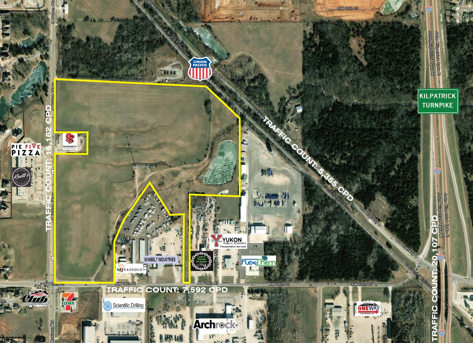 NW 10th St & N Mustang Rd, Yukon, OK for Sale