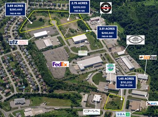 Portfolio of 4 parcels - 11.4 Acres