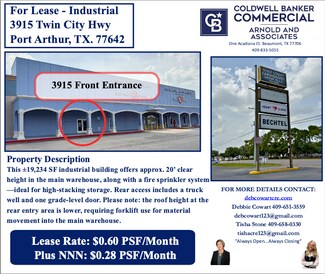 Port Arthur, TX Industrial - 3719-3931 N Twin City Hwy