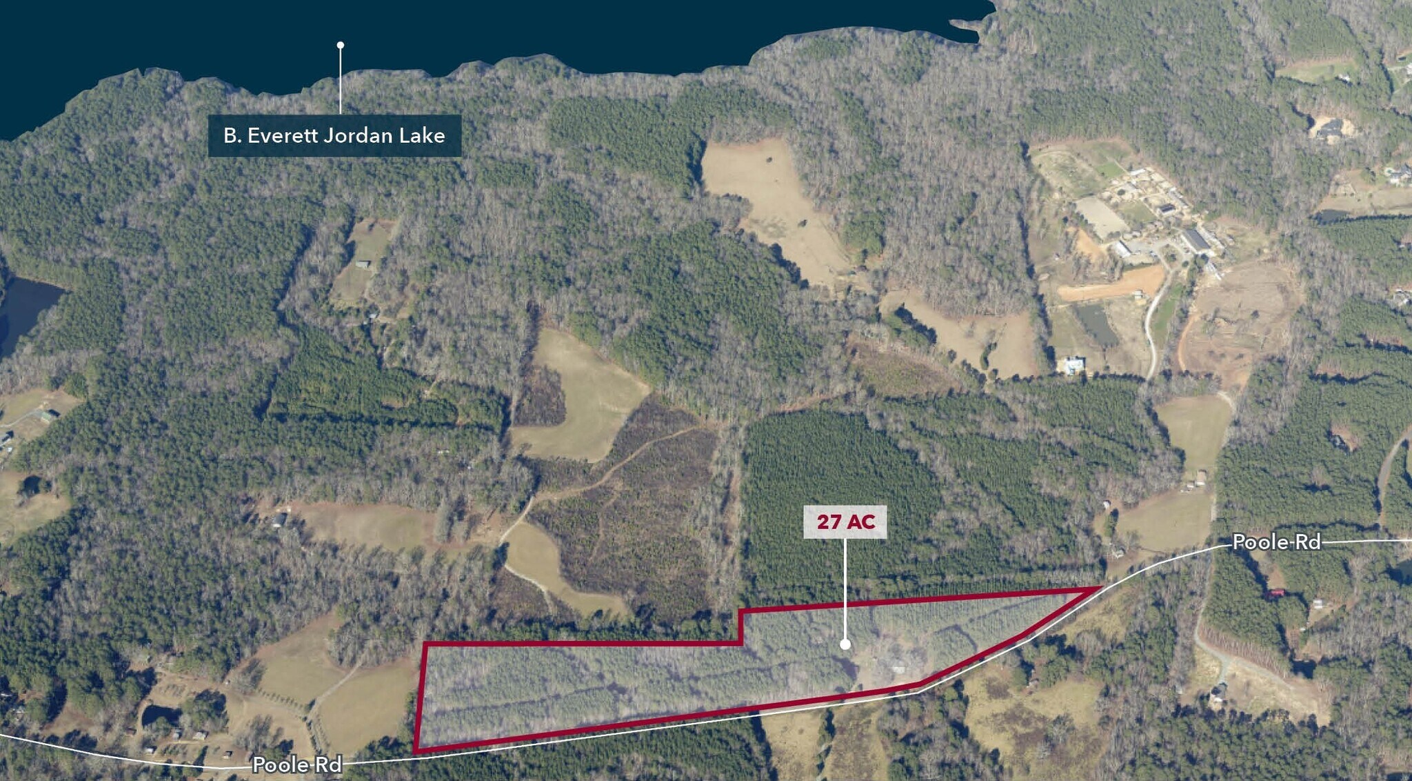 268 Poole Rd E, New Hill, NC for Sale