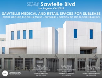 Los Angeles, CA Medical, Retail - 2045 Sawtelle Blvd Los Angeles, CA Medical, Retail - 2045 Sawtelle Blvd