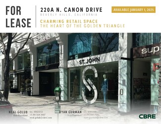 Beverly Hills, CA Retail - 220-228 N Canon Dr
