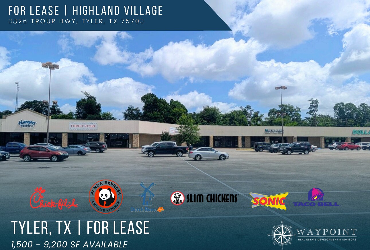 3826-3900 Troup Hwy, Tyler, TX for Rent