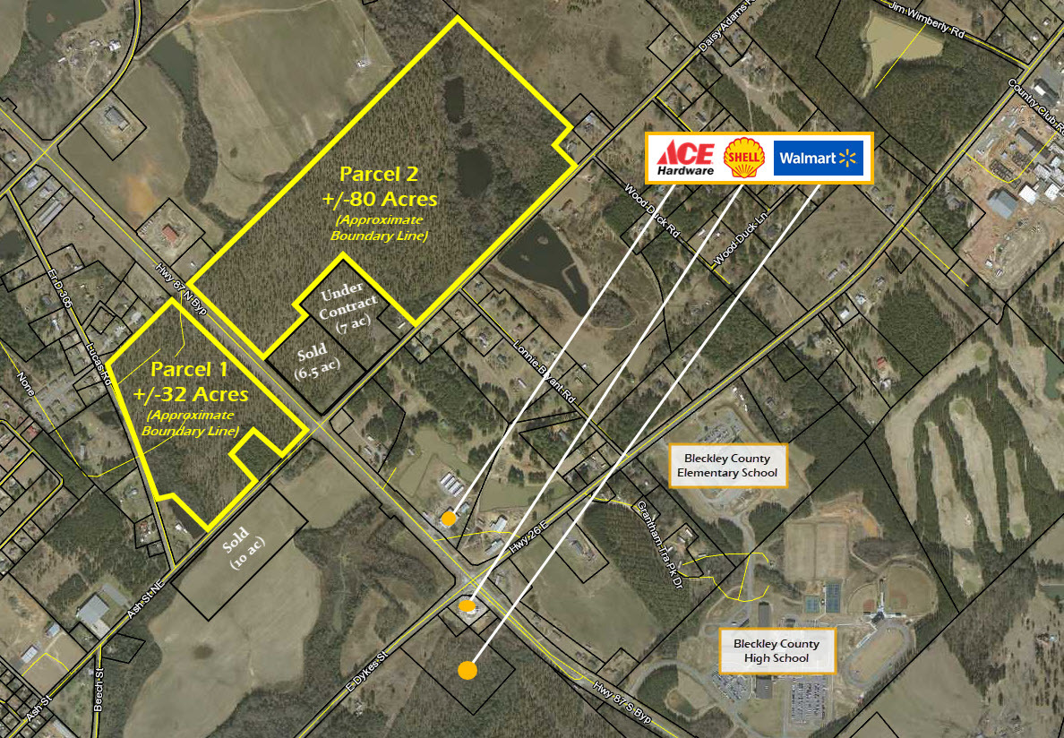 Highway 87 Bypass and Daisy Adams Road, Cochran, GA for Sale