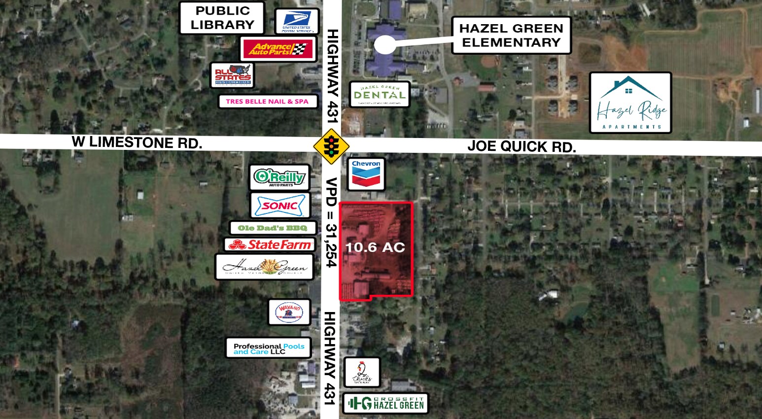 US-431, Hazel Green, AL for Sale