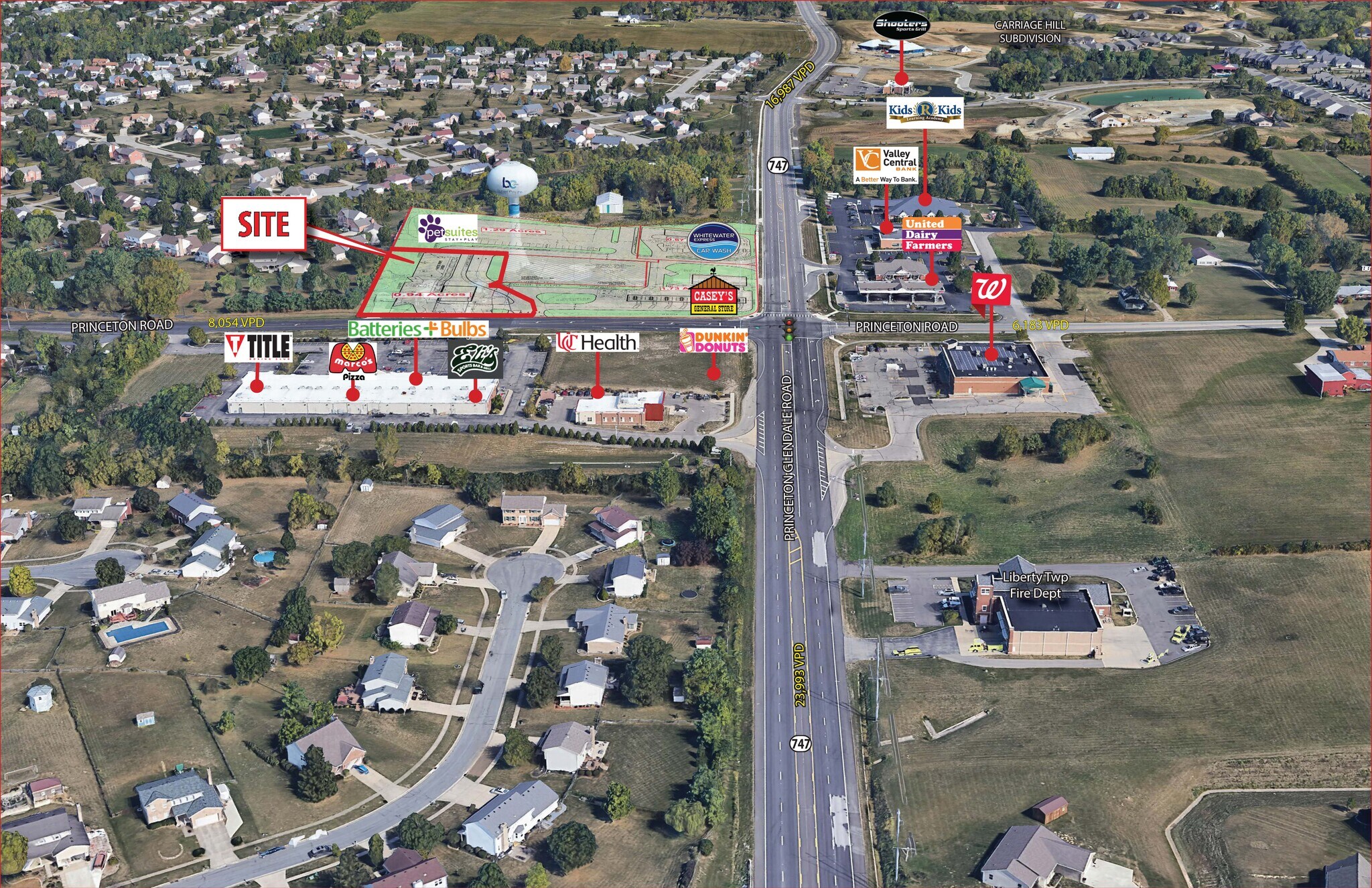 Princeton Glendale Rd @ Princeton Rd, Liberty Twp, OH for Rent