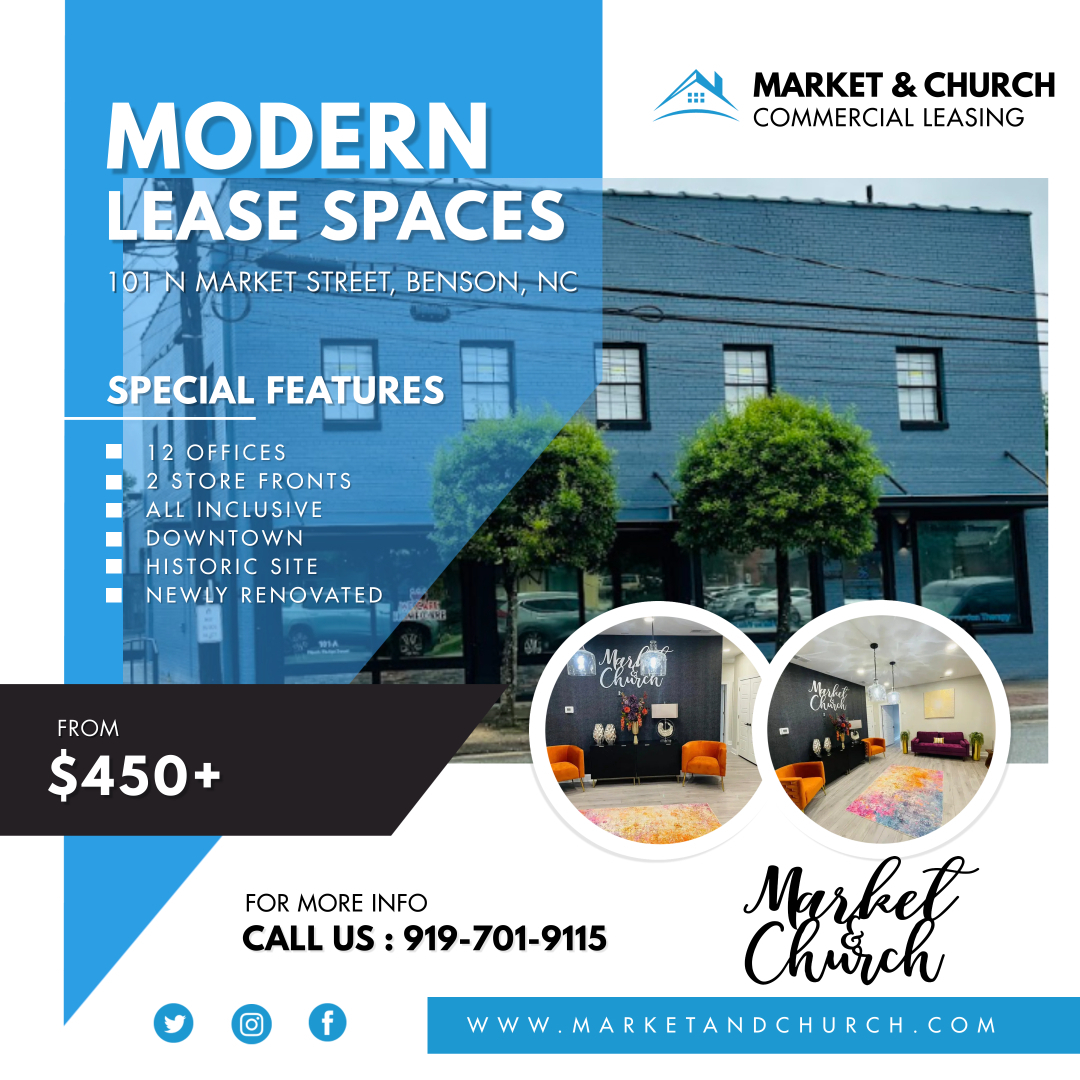 101 N Market St, Benson, NC for Rent