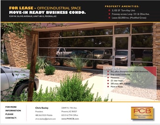 Peoria, AZ Industrial - 9299 W Olive Ave